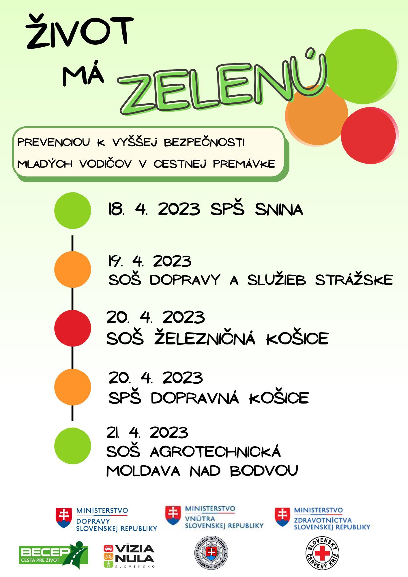 Život má zelenú_východné Slovensko_plagát Život má zelenú_východné Slovensko_plagát